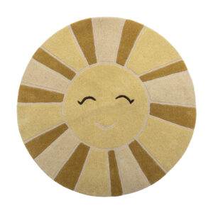 Sun uld-tæppe Ø110cm