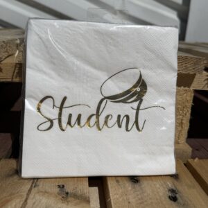 Student serviet guld