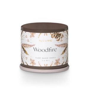 Duftlys med låg - woodfire