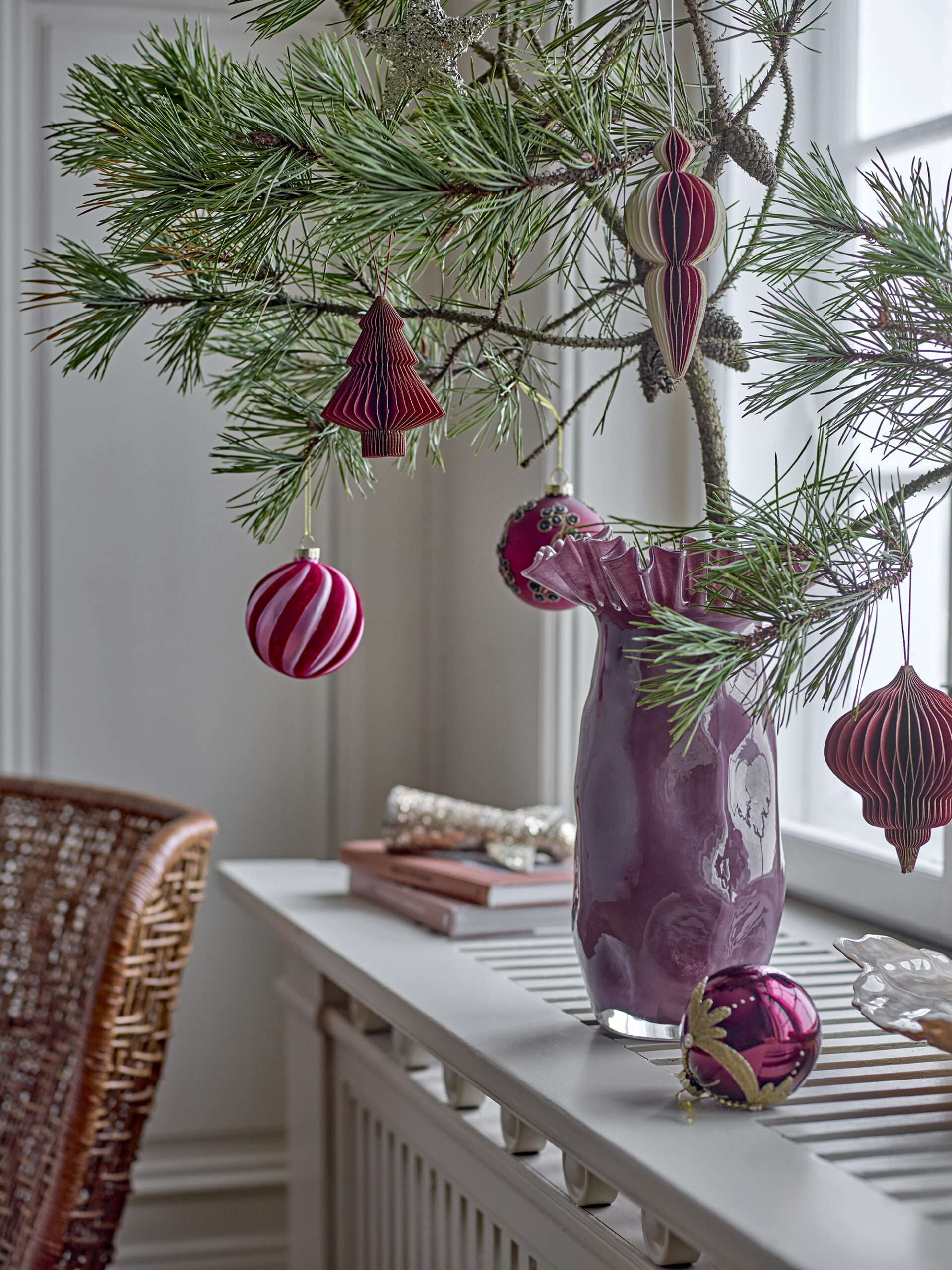 Tinkle Ornament, Rød, FSC® 3 stk - Billede 2